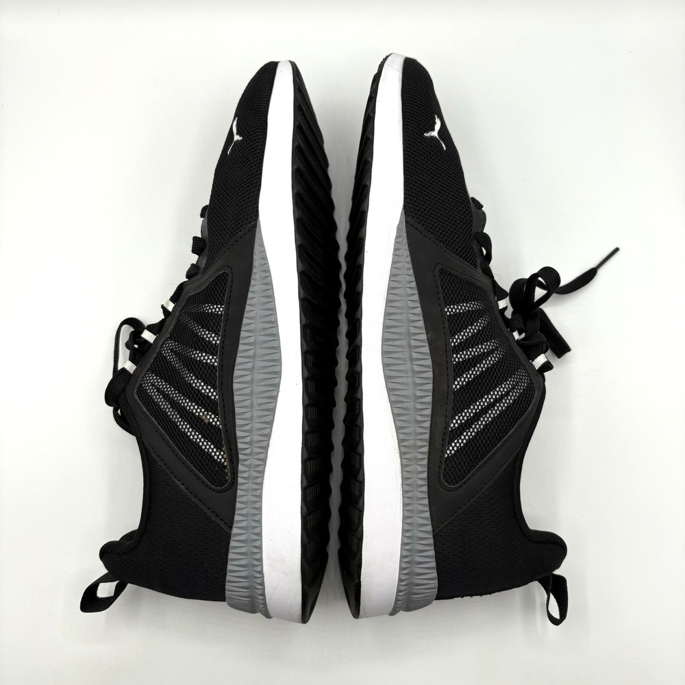 PUMA Pacer Net Cage Sneaker Men's Size 10.5 Black Mesh Running Shoe - Picture 5 of 9